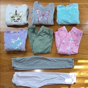 4T fuzzy sweater bundle